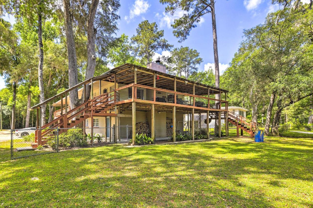 Charming Abode With Dock On The Suwannee River Bell エクステリア 写真